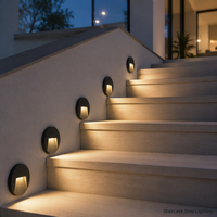 Éclairage LED étanche IP65 pour escalier, 3W, 110v/220v, applique murale intérieure/extérieure, 3000K/4000K/6000K, garantie 3 ans