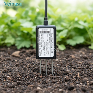 เซ็นเซอร์วัดค่าการนำไฟฟ้าในดินแบบปรับแต่งได้ Veinasa-TD พร้อม RS485 เครื่องวัดธาตุอาหารและความอุดมสมบูรณ์สำหรับโรงเรือนและสวน Veinasa-TD - Product Image 2