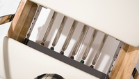 Stock local entrepôt USA : Reformer Pilates en chêne réglable pour studio à domicile