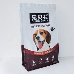 הדפסה בהתאמה אישית בשיטת גרוור, שקיות אריזה למזון לכלבים מפלסטיק PET במשקלים 1.5 ק\\\"ג, 3 ק\\\"ג ו-10 ק\\\"ג, עם סגירת סליידר, לאריזת בשר מיובש (ביף ג'ריקי). - Product Image 3