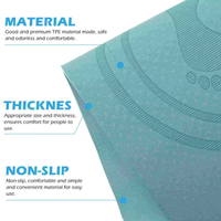 Tapis de saut à la corde en TPE écologique de haute qualité, antidérapant, imperméable, pour exercices en intérieur, pour usage domestique