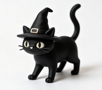 Ensemble de dessous-de-verre imprimés en 3D en résine SLA pour les fêtes, décoration de table pour Halloween, Noël, Pâques