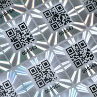 Factory Customised High-quality Scratch-resistant Anti-counterfeiting Label Advanced Hologram Labels High-tech Security Labels