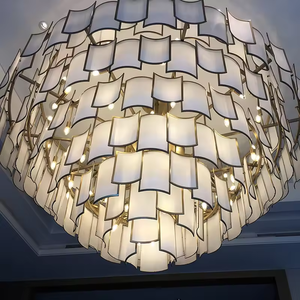 Chinese Design Cage Lantern Hanging <b>Light</b> Custom <b>Large</b> Luxury Hotel Project <b>Large</b> Chandelier - Product Image 5