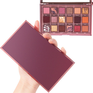 Paleta de sombras de ojos de 18 colores sin logotipo, paleta de maquillaje multiusos al por mayor para uso diario de belleza - Product Image 5