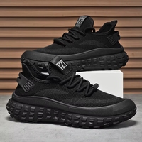 Chaussures de sport décontractées pour hommes, respirantes et antidérapantes, de qualité supérieure, pour la marche lente, style simple et polyvalent, fermeture à lacets