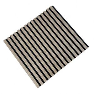 Paneles Acústicos Modernos de MDF con Listones, con Alta Absorción de Sonido, Diseño Ecológico, Retardante de Llama y Aislamiento Térmico - Product Image 3