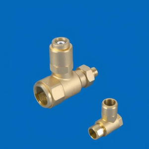 Accesorios neumáticos de latón de alta calidad Roscado de precisión para un flujo de aire suave Durabilidad duradera para uso industrial - Product Image 2