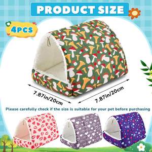 Winter Hamster Supplies Winter Christmas Cotton Beds Hamster Cotton Bed - Product Image 2