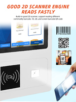 Kiosque de paiement XTCM215 avec écran tactile de 21,5 pouces, système Windows J1900, pour machine de commande en libre-service