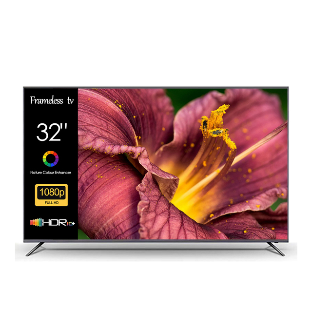 Cheap 32 Inch Frameless LED Smart TV 2K FHD with HD Definition
