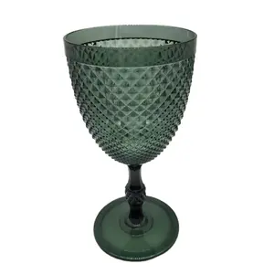 Großhandel Hochwertige Farbe Vintage Weinglas Anzug Crystal Cup Custom ized Kunststoff Opp Tasche JAPANESE PS Transparent umwelt freundlich