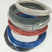 Tuyaux de frein en nylon tressé en acier inoxydable AN3 2,5x5,5 mm 3,2x7,5 mm PTFE pour ATV, motos, scooters