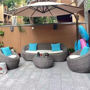 فناء حديقة خارجية فاخرة حديثة من الخيزران الهندي PE - Product Image 2
