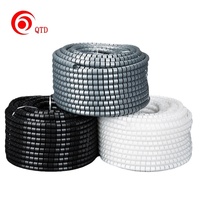 Organizador de Cables en Espiral, Protector de Cables, Organizador de Cables Eléctricos para Computadora, Fundas para Mangueras Hidráulicas, Corte de Materia Prima Importada