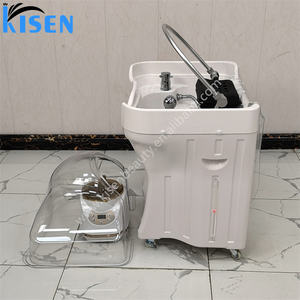 Kisen เตียงนวดแชมพูกันน้ำแบบพกพาพร้อมหัวสปาสำหรับร้านทำผมใช้ในโรงแรมและโรงพยาบาล - Product Image 5