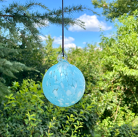 10cm Glaskugel Weihnachts dekorationen OEM anpassbare bunte Kugeln für Holiday Decor Ball Ornamente