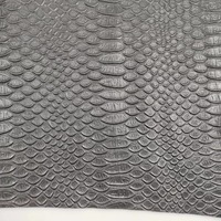 Vente en gros Dongguan – Cuir PVC gaufré effet serpent et crocodile, brossé, modèle 34109-11, pour sacs et chaussures