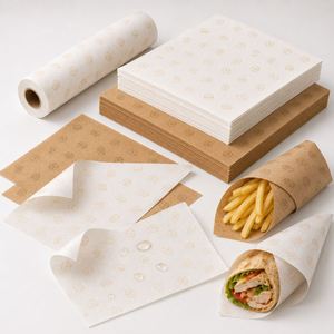 Papel Antigrasa de Grado Alimenticio para Empacar Galletas, Pan y Productos de Panadería con Diseño Personalizado - Product Image 1