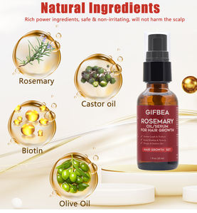 Meilleurs produits <span class=keywords><strong>de</strong></span> soins capillaires Traitement biologique pour la repousse du cuir chevelu <span class=keywords><strong>Vinaigre</strong></span> <span class=keywords><strong>de</strong></span> rinçage des cheveux Kit <span class=keywords><strong>de</strong></span> sérum pour la croissance des cheveux au gingembre et au romarin - Product Image 3