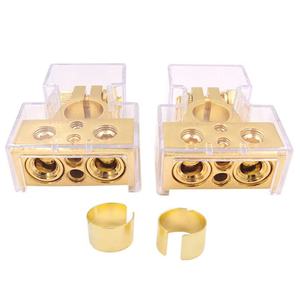Conectores de terminal de batería de <span class=keywords><strong>coche</strong></span> de aleación de 12-48V calibre 0/2/4/8 AWG abrazaderas de terminal de batería Negativo Positivo cabezales de batería de Audio de <span class=keywords><strong>coche</strong></span> - Product Image 4