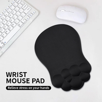 Tapis de souris de jeu personnalisé avec repose-poignet en mousse à mémoire de forme, base antidérapante, tapis de bureau – En stock