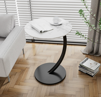 Table d'appoint ronde simple et mini pour salon et salle à manger, pour petite maison et appartement, ensemble de tables basses modernes