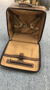 Full Grain Leather <strong>Trolley</strong> Suitcase <strong>Luggage</strong> Box Carry Business Boarding <strong>Trolley</strong> <strong>Travel</strong> <strong>Bag</strong> with Wheels - Product Image 5