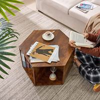 Table basse pliable convertible de style nordique, design moderne et minimaliste, en bois, pour salon