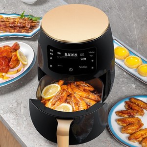 Friteuse à <span class=keywords><strong>frites</strong></span> multifonction entièrement automatique, grande capacité 4L-5L, 220V, commande tactile, 1400W, pour usage domestique et international - Product Image 3