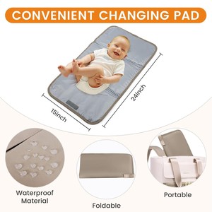 <span class=keywords><strong>Sac</strong></span> à dos à <span class=keywords><strong>langer</strong></span> imperméable et tendance avec matelas à <span class=keywords><strong>langer</strong></span> et étui pour sucettes pour les voyages des mamans et des papas - Product Image 4