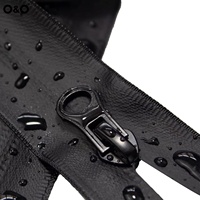 O&O - Fermeture éclair imperméable en nylon pour vêtements de snowboard, sacs, chaussures et vêtements - Longue chaîne enroulable