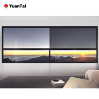 Ventana de Repuesto con Pantalla de Vidrio Resistente a Impactos y Huracanes, Aislamiento Térmico de Aleación de Aluminio, Pantalla Magnética, Estilo Moderno Yuantai