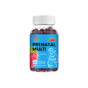 Gummies prénatales multi-vitamines les plus vendues avec vitamine B12 et biotine pour soutenir le développement du cerveau et du système nerveux - Product Image 1