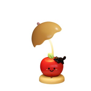 Lampe de table LED Apple Cat, lumière douce, lampe de bureau pour chambre d'enfant, décoration de chambre, cadeau - Product Image 3