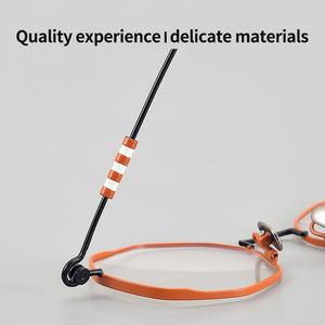 Nuovo 2025 di lusso di Design poligonale <span class=keywords><strong>Vintage</strong></span> lega di titanio colorato telaio di alta qualità in metallo framework occhiali - Product Image 4