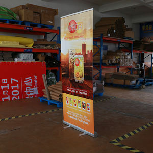Banner Enrollable Personalizado de Aleació<span class=keywords><strong>n</strong></span> de Aluminio, Banner Retráctil Desplegable, Banner Vertical para Publicidad, Promoció<span class=keywords><strong>n</strong></span> y Exposiciones - Product Image 5
