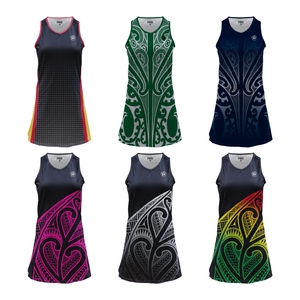 Maori <span class=keywords><strong>Netball</strong></span> Uniformes Vestidos NZ AU <span class=keywords><strong>Custom</strong></span> Mujeres <span class=keywords><strong>Netball</strong></span> Uniformes Kits Niños Niñas <span class=keywords><strong>Netball</strong></span> A Line Vestidos - Product Image 1