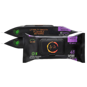 Lingettes humides biodégradables jetables personnalisées, adaptées aux drains et aux milieux marins, lingettes pour les fesses pour toilettes - Product Image 1