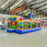 Château gonflable commercial combiné avec toboggan