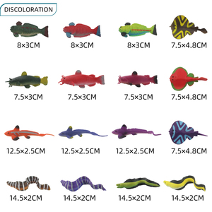 Jinying Nouveauté : Jouet Magique TPR Changeant de Couleur selon la Température, Modèle Animal Marin Luminescent dans l'Obscurité, Créature Océanique pour Enfants – Amusant et Ludique - Product Image 3