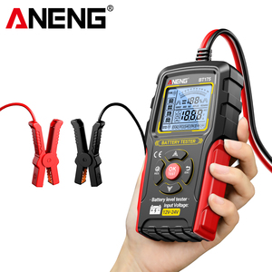 Aneng เครื่องทดสอบแบตเตอรี่รถยนต์จำเป็น BT175 12V/24V 100-1700 CCA อุปกรณ์วิเคราะห์เริ่มชาร์จแบตเตอรี่ตะกั่วกรด100% - Product Image 1