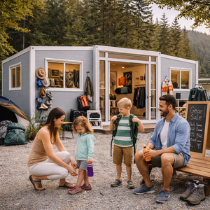 CUSTOM Prefab Luxury Move 20ft 40ft Cabin Casa Contenedor Expandible Expandable <strong>Container</strong> House For Outdoor Hotel Lving Shop - Product Image 1