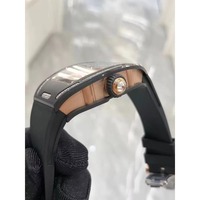 Montre mécanique automatique de luxe en céramique tonneau pour homme, édition limitée, haute qualité, avec tourbillon, pour affaires et sport