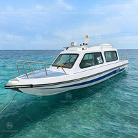 Fabricants de Bateaux Vente en Gros 19.6ft/6m Fibre de Verre Bateau de Fête Luxe Hard Top Bateau Cabine Maison Cruiser