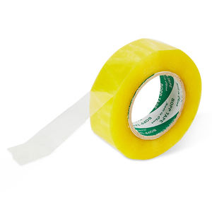 Ruban adhésif industriel transparent jaune RUIQI BOPP, haute résistance à la traction, personnalisable pour l'emballage - Product Image 1