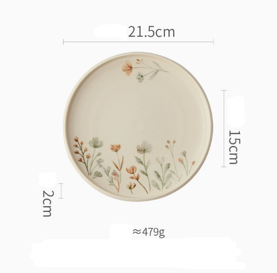 8.5 inch plate ivory