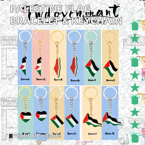 Llavero de Metal con Bandera de Palestina de Alta Calidad, Llavero con Mosquetón de Moda, Llavero con Dije al por Mayor - Product Image 4