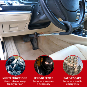 Dispositif <span class=keywords><strong>antivol</strong></span> universel de verrouillage de volant de voiture de haute sécurité <span class=keywords><strong>pour</strong></span> le verrouillage de pédale de camion de berline SUV <span class=keywords><strong>pour</strong></span> tous les véhicules - Product Image 5