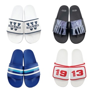 Greatshoe özelleştirmek logosu siyah kaydırıcılar terlik erkekler için, özelleştirmek boş terlik terlik, erkekler özel LOGO slaytlar - Product Image 2